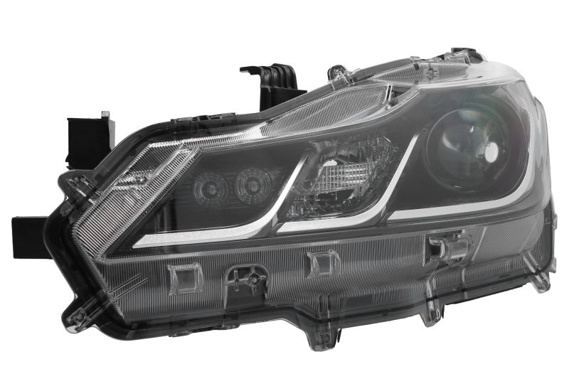 Far fata Stanga potrivit TOYOTA COROLLA dupa 2018 (HIR2 LED WY21W, electric, cu motor, culoare insert: alb)
