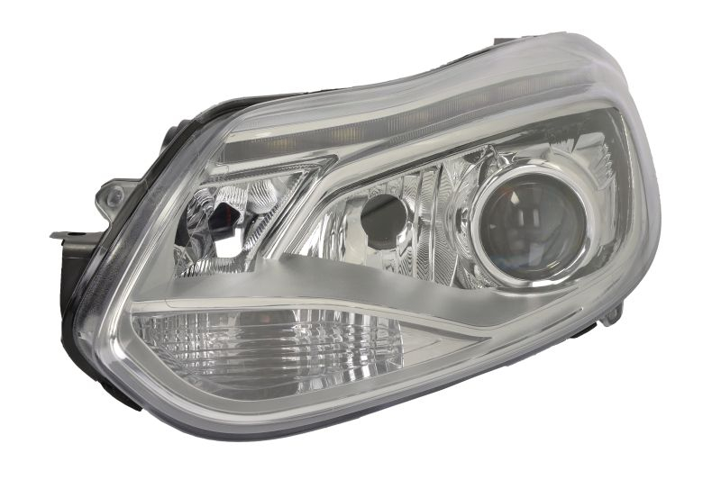 Far fata Stanga potrivit FORD FOCUS III; FORD USA FOCUS (xenon, D3S H1 H7 LED PY21W, electric, cu motor, culoare insert: cromat, culoare semnalizator: