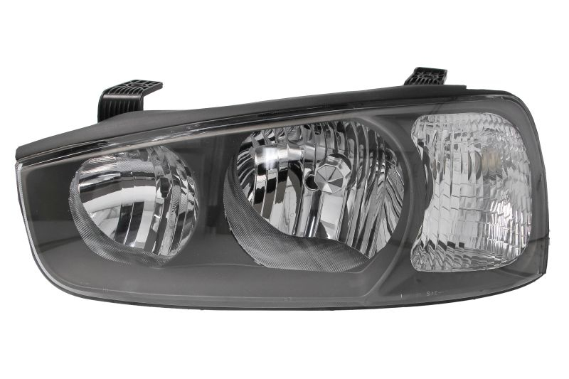Far Stanga (H1 H7, electric, cu motor, culoare insert: cromat, culoare semnalizator: transparent) potrivit HYUNDAI ELANTRA III 2000-2006