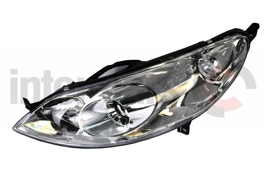 Far Stanga (H1 H7, electric, cu motor) potrivit PEUGEOT 407 2004-2011