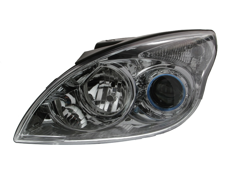 Far Stanga (H1 H7, electric, fara motoras, culoare insert: cromat, culoare semnalizator: transparent) potrivit HYUNDAI i30 FD 2007-2010