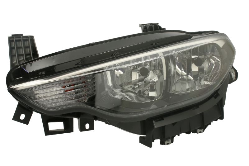 Far Stanga potrivit FIAT TIPO 356 2015-2020 (H15 H7 PY21W, electric, cu motor, culoare insert: negru)