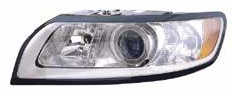 Far Stanga (H7 H9, electric, cu motor, culoare insert: cromat) potrivit VOLVO S40 II, V50 2007-2012