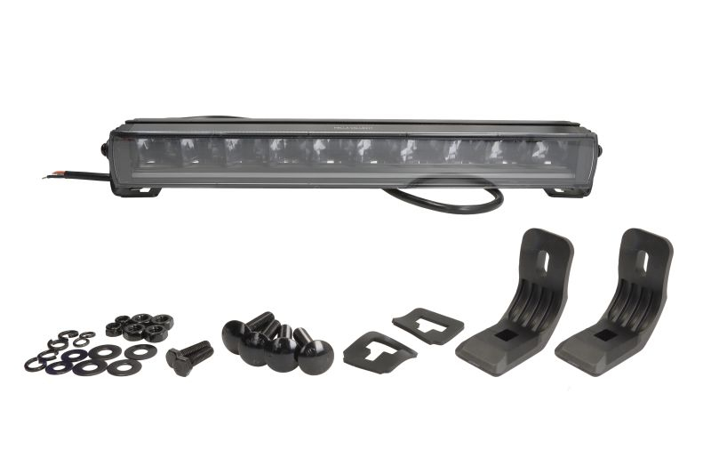 Far universal stanga dreapta (faza lunga, LBE 2 Lightbar, LED, 12 24V, latime 493 522mm, inaltime 57mm, adancime: 72mm, alb, aluminiu, negru, lumini