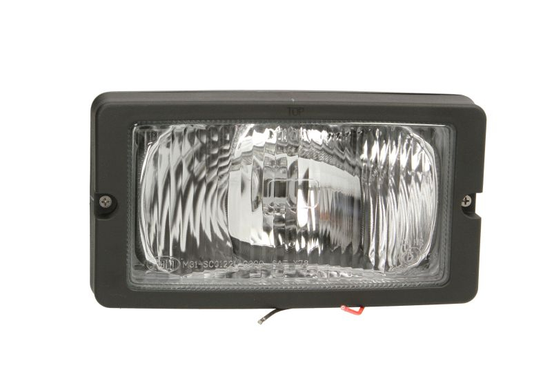 Farul universal Dreapta Stanga potrivit SCANIA 4 1995-2008 (H3, 24V, alb, cu raza lunga de actiune cu scut solar) 24V