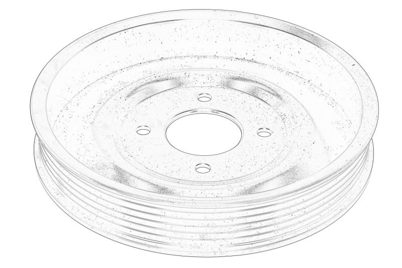 Fulie pompa apa potrivita MERCEDES C T-MODEL (S202), C (W202), E T-MODEL (S210), E (W124), E (W210), G (W460), SPRINTER 2-T (B901, B902) 2.5D 2.9D