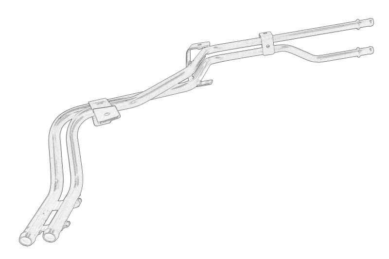 Furtun racire potrivit DAF EURO 6 (la incalzitor)