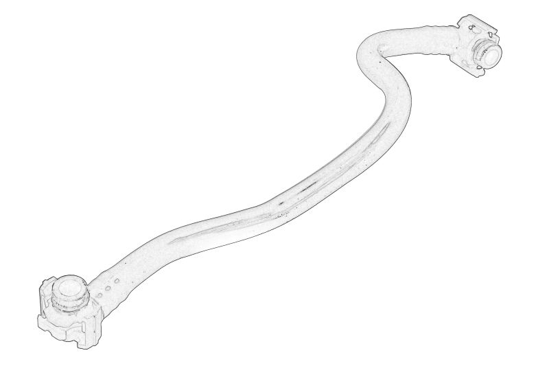 Furtun radiator potrivit DAF (compresor)