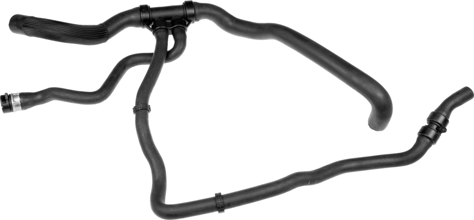 Furtun radiator Inferior potrivit RENAULT TWINGO II 1.2 dupa 2007 (31mm 30mm)