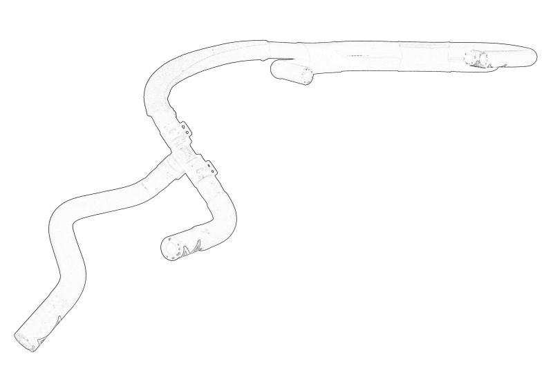 Furtun radiator potrivit AUDI A3; SEAT LEON; SKODA OCTAVIA I; VW BORA, BORA I, GOLF IV 1.9D 2000-2010
