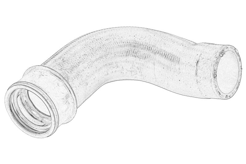 Furtun radiator potrivit AUDI A3; SKODA FABIA I, OCTAVIA I, OCTAVIA II, ROOMSTER; VW GOLF V, POLO IV 1.9D 2000-2010