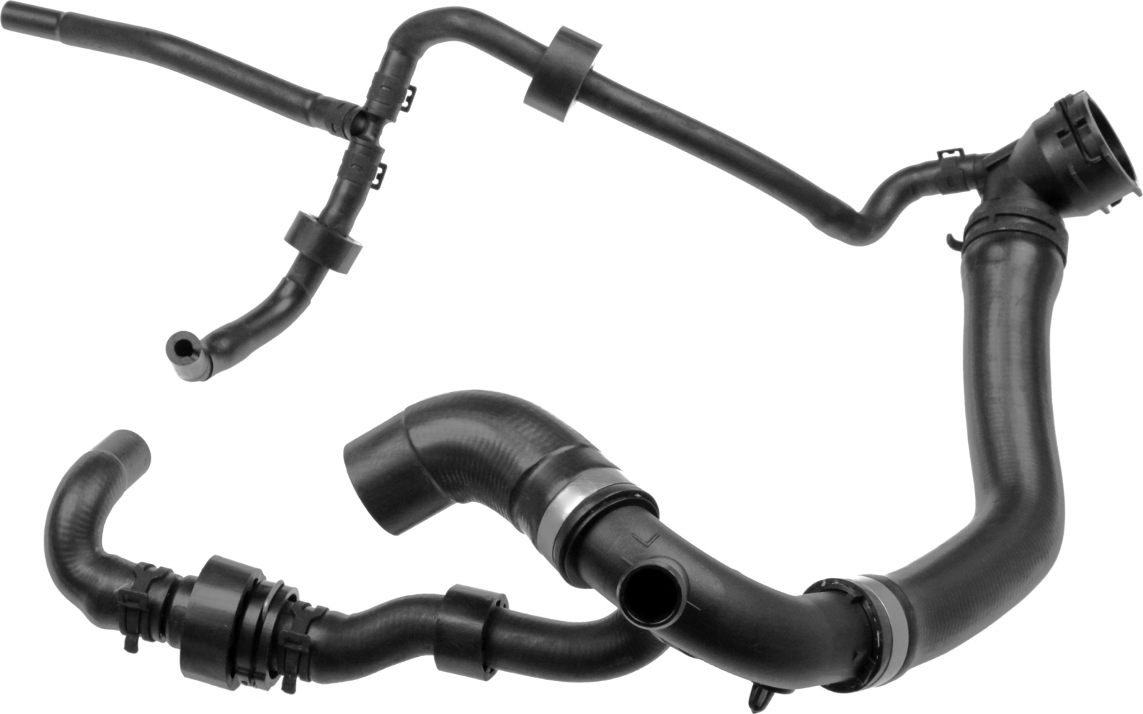 Furtun radiator superior potrivit VW CC B7, PASSAT ALLTRACK B7, PASSAT B6, PASSAT B7, PASSAT B7 KOMBI, SHARAN 2.0D 2008-2022 (34mm 31mm)