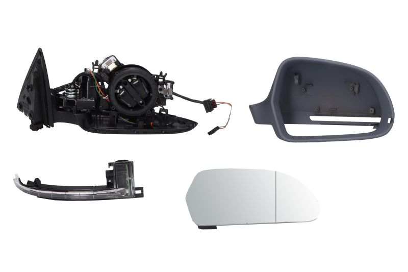 Oglinda laterala Dreapta (electric, asferice, cu incalzire, cu indicator) potrivit AUDI A6 C6 2004-2011
