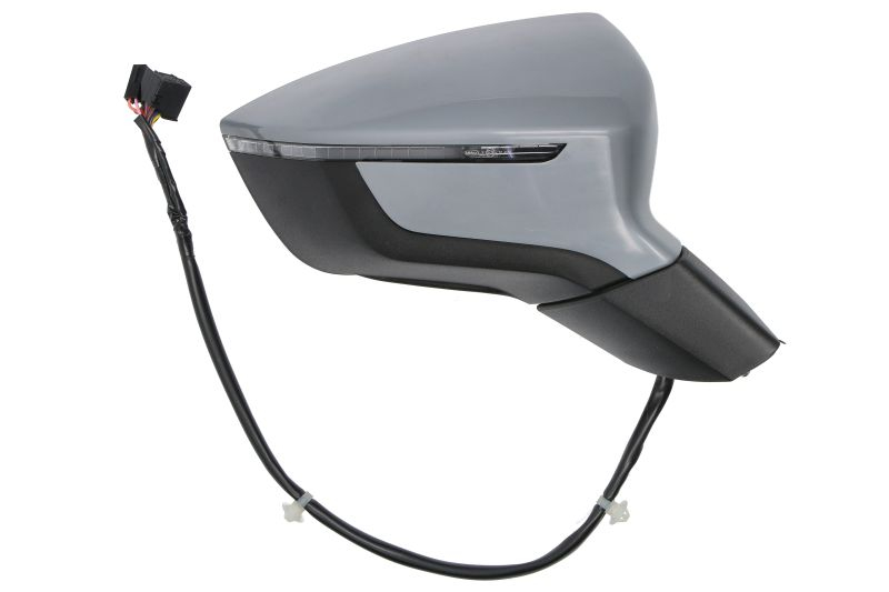 Oglinda laterala Dreapta (electric, convexa, cu incalzire, asistenta la schimbarea benzii, captuseala, pliabil electric, cu indicator) potrivit SEAT