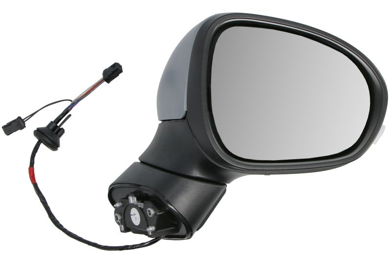 Oglinda laterala Dreapta (electric, convexa, cu incalzire, captuseala, cu indicator, cu senzor de temperatura, bec wy5w) potrivit FIAT 500X 2014-2023