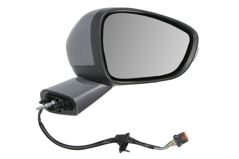 Oglinda laterala Dreapta (electric, convexa, cu incalzire, captuseala, pliabil electric, cu indicator, cu senzor de temperatura) potrivit CITROEN C4