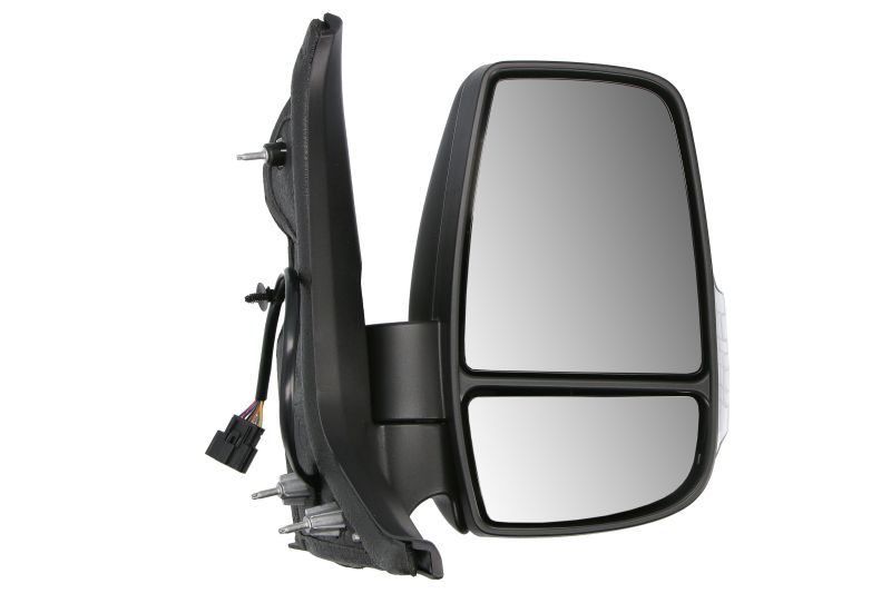Oglinda laterala Dreapta (electric, convexa, cu incalzire, mic de statura, pliabil electric, cu indicator, bec wy5w) potrivit FORD TRANSIT VI V363,