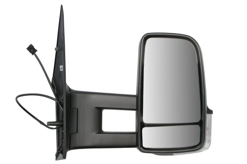 Oglinda laterala Dreapta (manual, convexa, mediu, cu indicator) potrivit MERCEDES SPRINTER 906; VW CRAFTER 2E 2006-2018