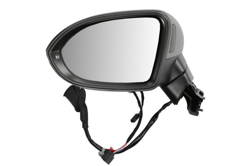 Oglinda laterala Stanga (electric, asferice, cu incalzire, asistenta la schimbarea benzii, captuseala, cu indicator) potrivit VW PASSAT B8, PASSAT B8