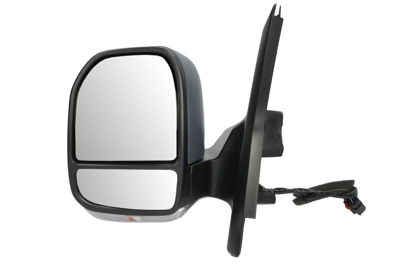 Oglinda laterala Stanga (electric, convexa, cu incalzire, captuseala, cu indicator, antena) potrivit FORD TRANSIT TOURNEO CUSTOM; VW TRANSPORTER T7