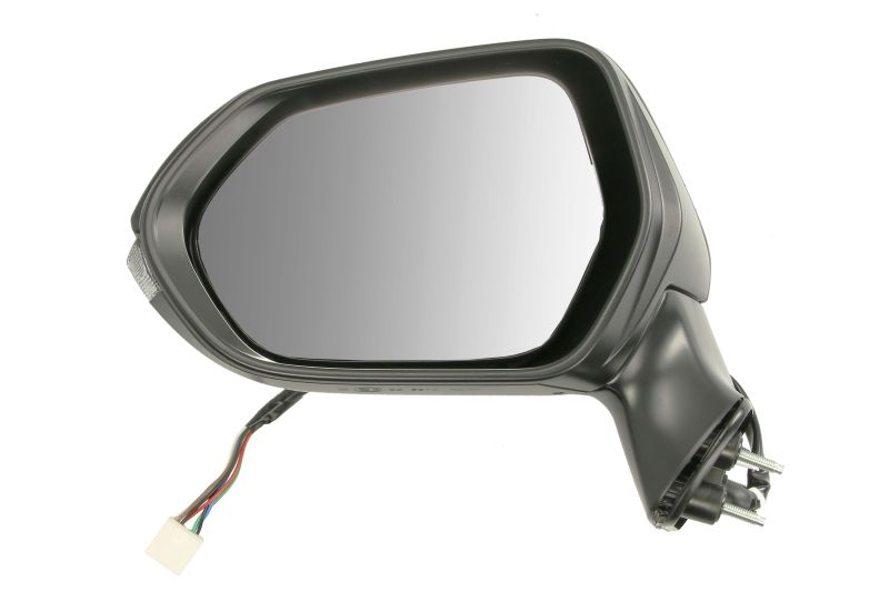 Oglinda laterala Stanga (electric, convexa, cu incalzire, captuseala, pliabil electric, cu indicator) potrivit TOYOTA COROLLA E21, COROLLA SDN E21