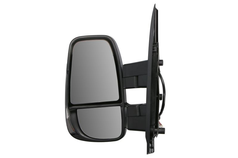 Oglinda laterala Stanga (electric, convexa, cu incalzire, mic de statura, cu indicator, cu senzor de temperatura) potrivit IVECO DAILY VI dupa 2019