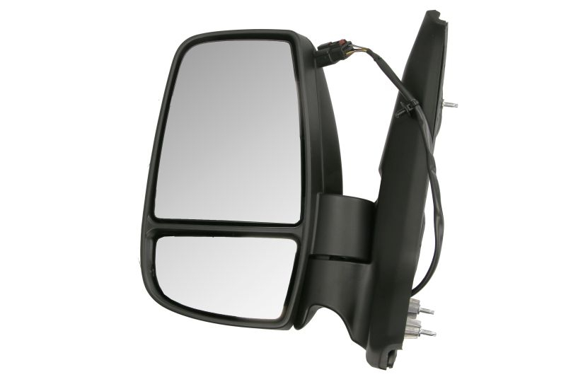 Oglinda laterala Stanga (electric, convexa, cu incalzire, mic de statura, pliabil electric, cu indicator, bec wy5w) potrivit FORD TRANSIT TOURNEO