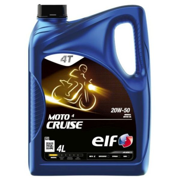 Ulei motor 4T ELF Moto 4 Cruise 20W-50 4L SH
