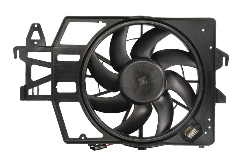 Ventilator radiator potrivit FORD ESCORT 91 EXPRESS, ESCORT V, ORION III 1.4-2.0 1990-1995 - (cu carcasa)