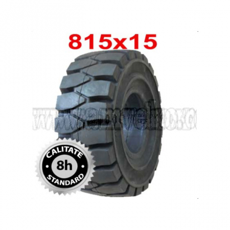 Anvelope pline superelastice - Anvelopa plina standard fara click 815X15 / 28X9X15 - 10070247