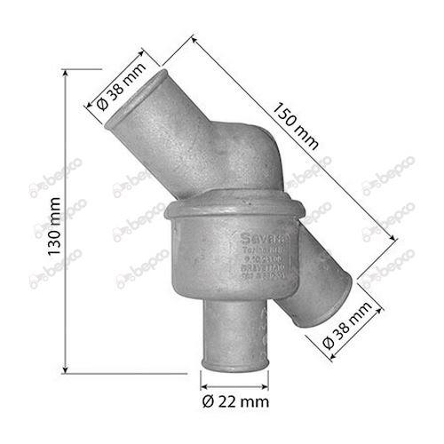 Termostat Case IH 143-106, 192530005, 192530034, 437987, 1192530034 [1]