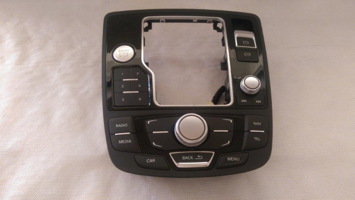 Bloc butoane MMI cu ornament consola schimbator Audi A6 C7, 4G2919710B, pt. volan dreapta, an 2011-2018 [2]