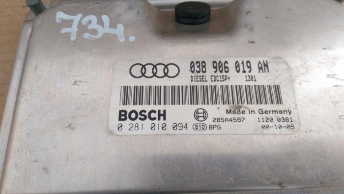 Calculator motor pentru Audi A4 B5, motorizare 1.9 diesel, cod 038906019AN   ,   0281010094 [2]