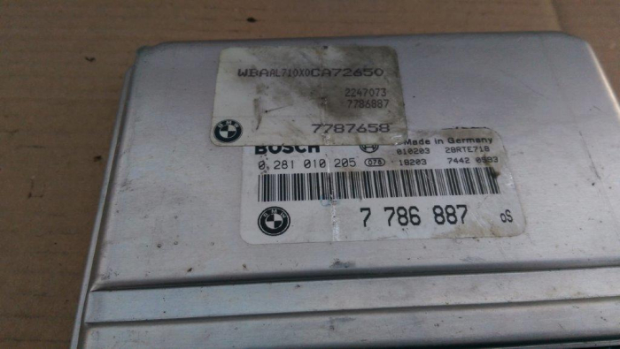 Calculator motor pentru BMW Seria 3 E46, motorizare 2.0 diesel, cod 7786887   ,   0281010205 [3]