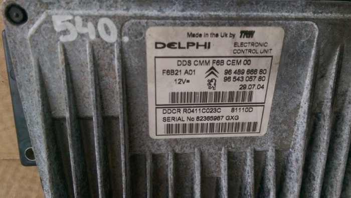 Calculator motor pentru Citroen C3 I, cod 9648966680   ,   9654305780 [2]