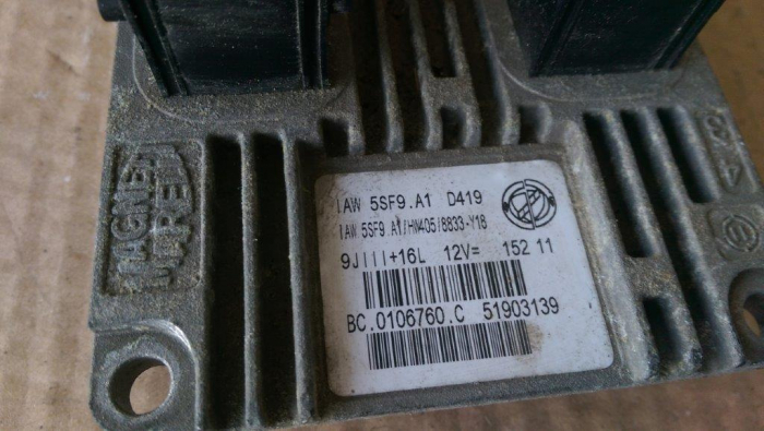 Calculator motor pentru Fiat Punto 3, motorizare 1.4 benzina, cod 51903139 [2]