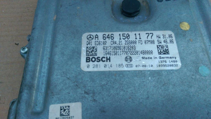 Calculator motor pentru Mercedes Vito W639, motorizare 2.2 diesel, cod A6461501177   ,   0281014185 [2]