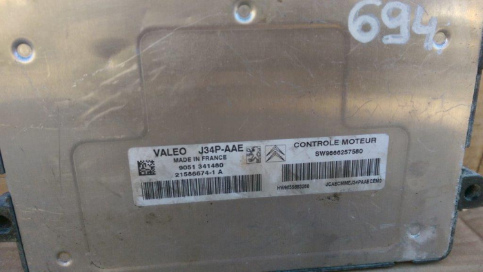 Calculator motor Peugeot 206, 1.4hdi, 9666257580, 21586674-1A, an 1998-2010 [2]