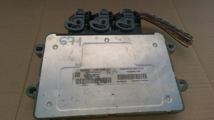 Calculator motor pentru Peugeot 206 , cod 9666257580   ,   9062348438 [3]