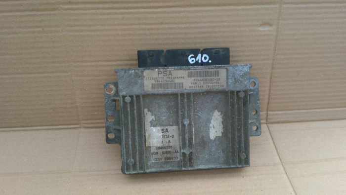 Calculator motor pentru Peugeot 206 , motorizare 1.4 benzina, cod 9644625680   ,   9644236480 [1]