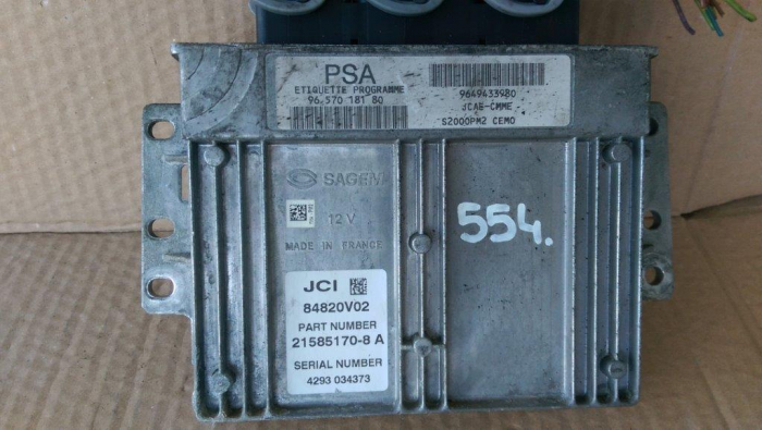 Calculator motor pentru Peugeot 207 , motorizare 1.4 benzina, cod 9649433980   ,   84820V02 [2]