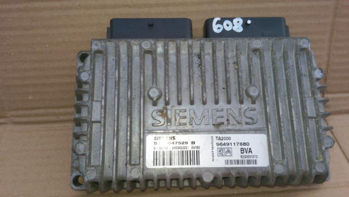 Calculator motor pentru Peugeot 307 , motorizare 2.0 benzina, cod 9649117680   ,   S118047529B [2]