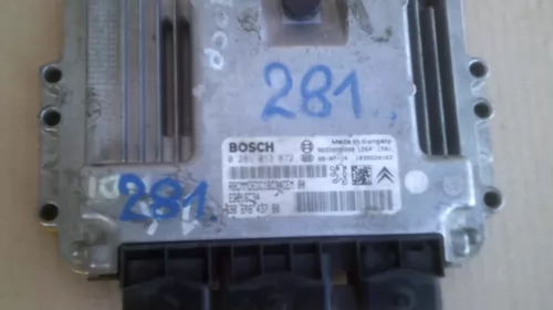 Calculator motor pentru Peugeot 308 I, motorizare 1.6 diesel, cod 9664843780 , EDC16CC34 , 0281013872 , 9653958980 [2]