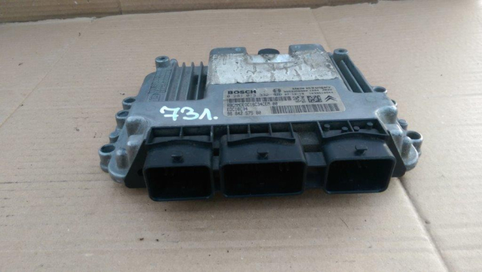 Calculator motor pentru Peugeot 407 , motorizare 1.6 diesel, cod 9664257580   ,   9653958980 [2]