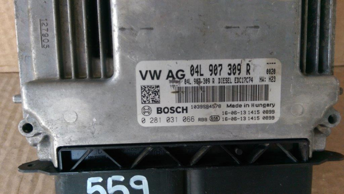 Calculator motor pentru Volkswagen Passat B8, motorizare 2.0 diesel, cod 04L907309R   ,   0281031066   ,   EDC17C74 [2]