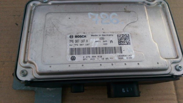 Calculator motor pentru Volkswagen Touareg 7P, motorizare 3.0 diesel, cod 7P6907107A   ,   0275004019 [2]