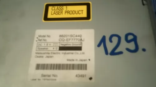 CD Player pentru Subaru Forester 3, cod 86201SC440 , CQ-EF7770AJ [2]