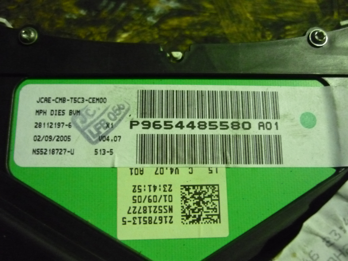 Ceasuri de bord pentru Peugeot 307 , cod 9654485580 , 216518703 [3]