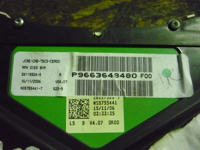 Ceasuri de bord pentru Peugeot 307 , cod 9663648480 , 216518703 [2]