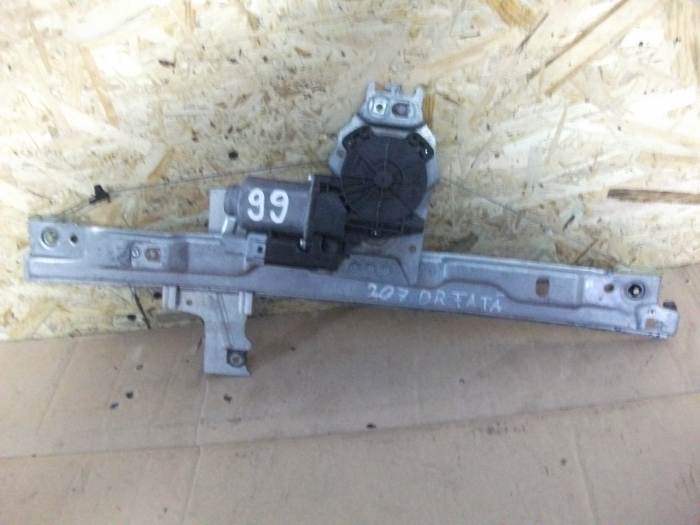 Macara geam fata dreapta pentru Peugeot 207 , cod 400916J/9681181880 [1]